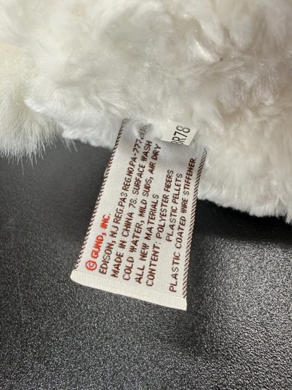 Gund white bunny
